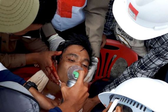 18 Pengunjuk Rasa di Myanmar Tewas Tertembak Polisi - JPNN.COM