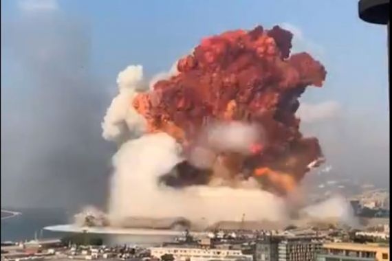 Kekuatan Ledakan di Beirut Setara Dengan Gempa Bumi 3,5 SR - JPNN.COM