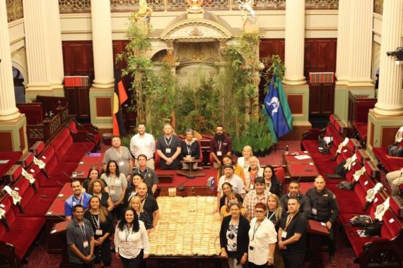Sambangi Parlemen Victoria, Warga Aborigin Australia Menuntut Kedaulatan - JPNN.COM