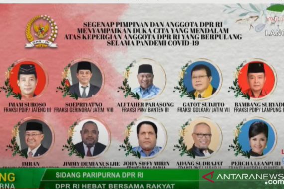 Banyak juga Anggota DPR Wafat Karena COVID-19, Berikut Nama-namanya - JPNN.COM