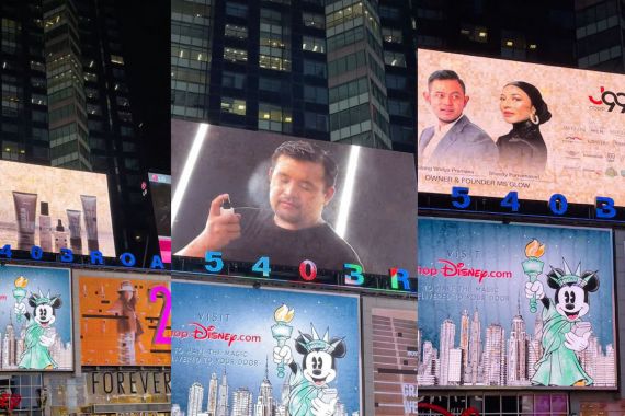 Akbar Rais Terkejut Wajahnya Mejeng di Times Square New York - JPNN.COM