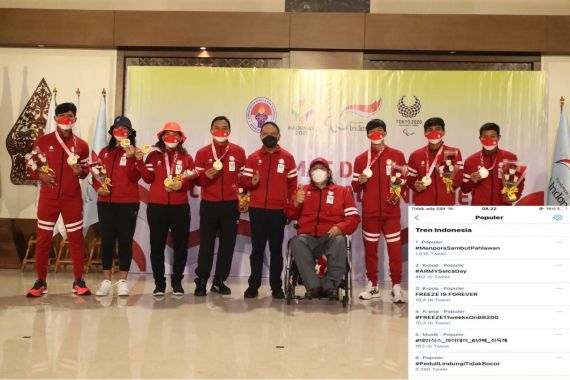 Sambut Atlet Paralimpiade, Tagar #MenporaSambutPahlawan Trending Topik - JPNN.COM