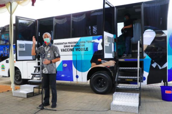 Keren, Jateng Punya Lima Bus Vaksin Covid-19 Keliling - JPNN.COM