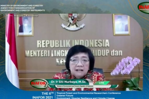 INAFOR 2021, Menteri LHK: Etika Riset untuk Pembangunan Hijau di Indonesia - JPNN.COM