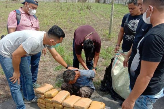 Bawa 30 Kilogram Ganja, GS Dapat Upah Rp 21 Juta, Siapakah Dia? - JPNN.COM