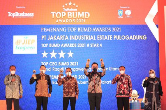 JIEP Raih 3 Penghargaan Bergengsi di TOP BUMD Award 2021 - JPNN.COM