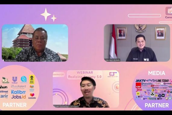 Webinar Career Talk UI: Beradaptasi dengan Ekosistem Digital di Era Society 5.0 - JPNN.COM