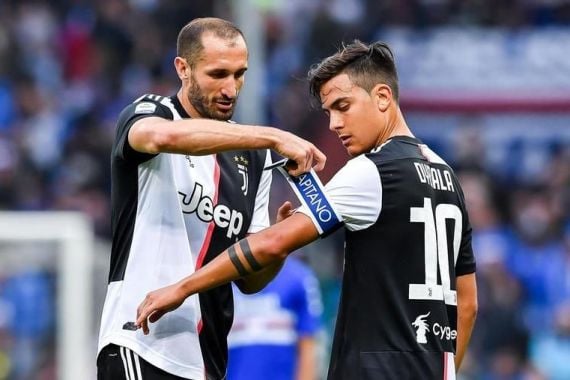 Juventus Hancur Tanpa Ronaldo, Chiellini Berharap Tuah Dybala - JPNN.COM