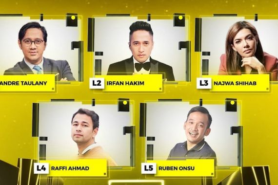 Ruben Onsu, Raffi Ahmad, Najwa Shihab Bersaing dalam Indonesian Television Awards 2021 - JPNN.COM