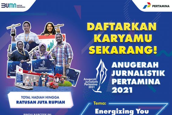 Pertamina Usung Tema 'Energizing You' di Anugerah Jurnalistik Pertamina 2021 - JPNN.COM