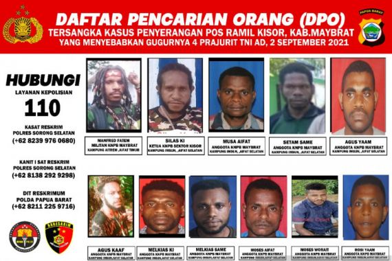 DPO Pembunuh 4 Prajurit TNI Belum Tertangkap, Irjen Tornagogo Keluarkan Perintah Terbaru - JPNN.COM