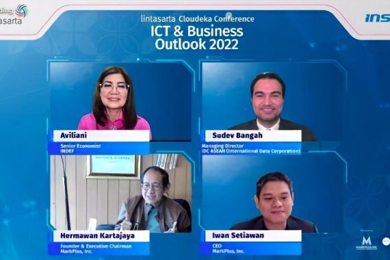 Lintasarta Cloudeka Diluncurkan saat Konferensi Bahas ICT & Business Outlook 2022 - JPNN.COM