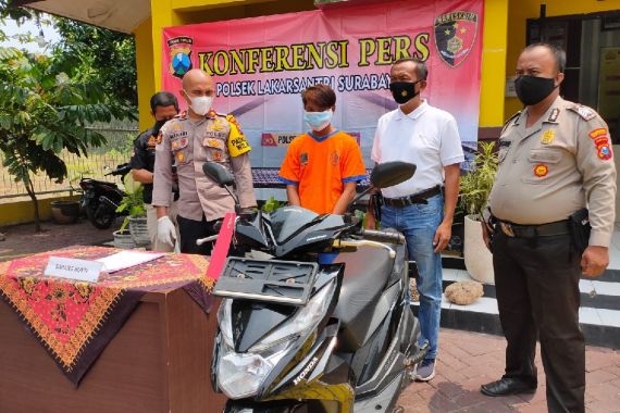 Upah jadi Pengantar Galon tak Cukup, Rudi Mencuri Motor di Warkop - JPNN.COM