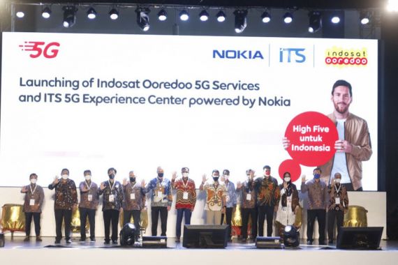 Nokia dan Indosat Ooredoo Luncurkan Jaringan 5G di Surabaya - JPNN.COM