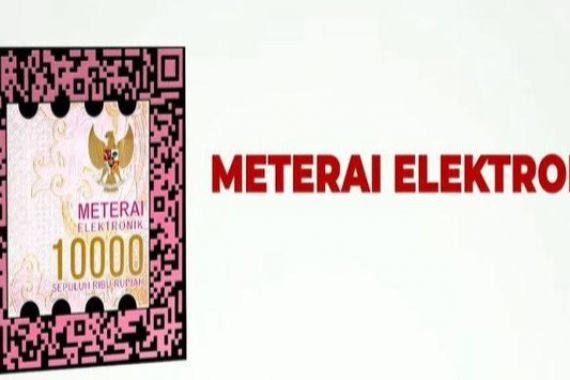 Begini Penampakan Meterai Elektronik yang Diluncurkan Menteri Keuangan - JPNN.COM