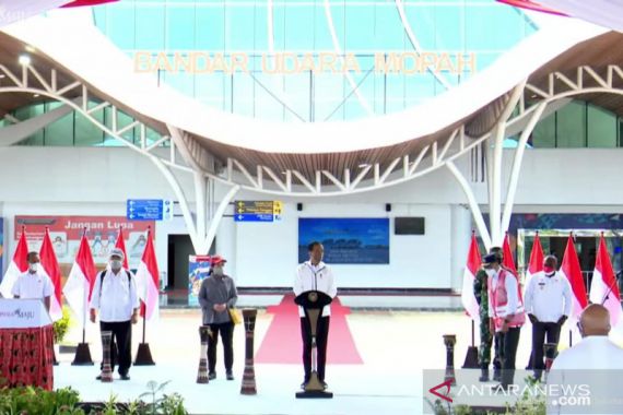 Presiden Meresmikian Terminal Penumpang di Bandara Mopah Merauke, Ini Harapannya - JPNN.COM