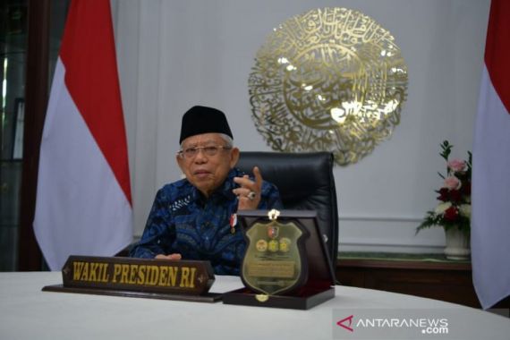 Ada Permintaan Khusus Wapres Ma'ruf Amin Pada TNI dan Polri, Penting - JPNN.COM