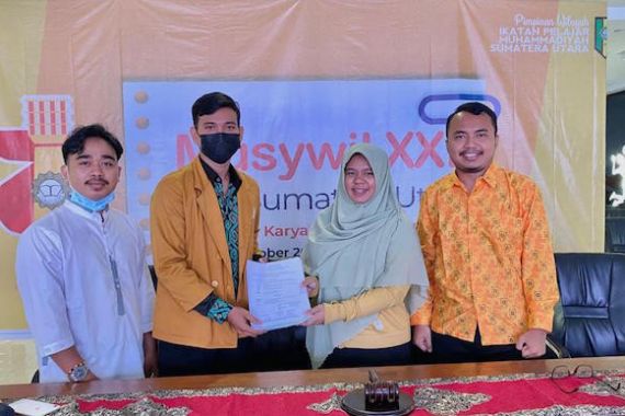 Jowanda Harahap Resmi Pimpin Ikatan Pelajar Muhammadiyah Sumut 2021-2023 - JPNN.COM