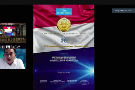 PT PP Sabet 3 Penghargaan BUMN Corporate Brand Awards 2021 - JPNN.COM