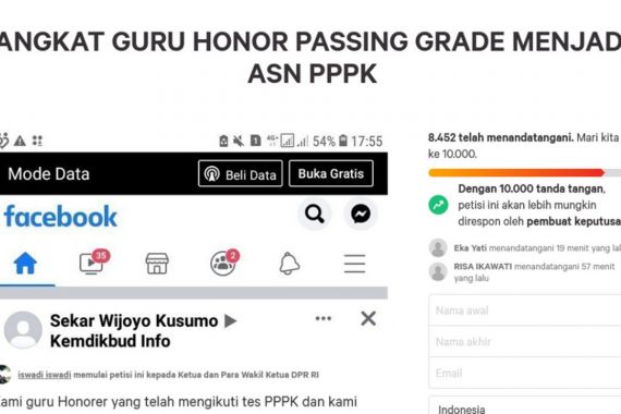 Ini 4 Petisi Guru Honorer Jelang Tes PPPK Tahap II, Lihat yang Terbanyak Dukungannya - JPNN.COM