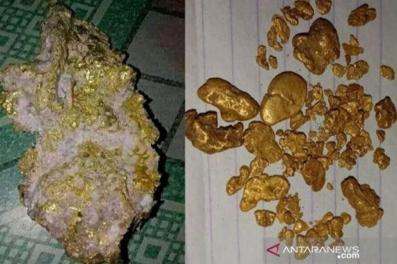 Rezeki Nomplok, Warga Temukan Bongkahan Emas di Aliran Sungai - JPNN.COM