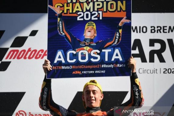 Pedro Acosta Juara Dunia Moto3 2021, Lampaui Rekor Marquez - JPNN.COM