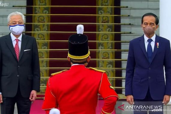 Jokowi Terima Kunjungan Pertama PM Malaysia Ismail Sabri di Istana Bogor  - JPNN.COM
