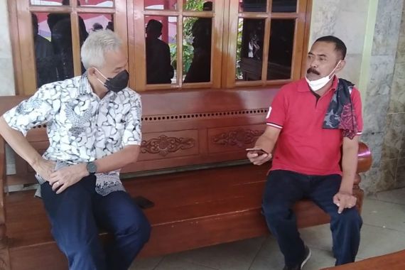 Bicara UMK 2022, Ganjar Dapat Masukan dari Rudy Terkait Subsidi Upah - JPNN.COM