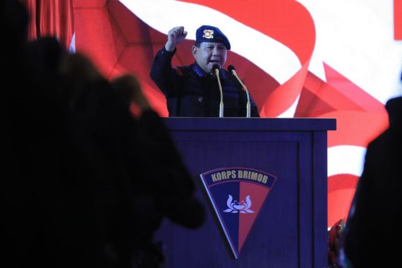 Di Markas Brimob, Prabowo Ungkap Kisah Subianto Sang Polisi Istimewa - JPNN.COM