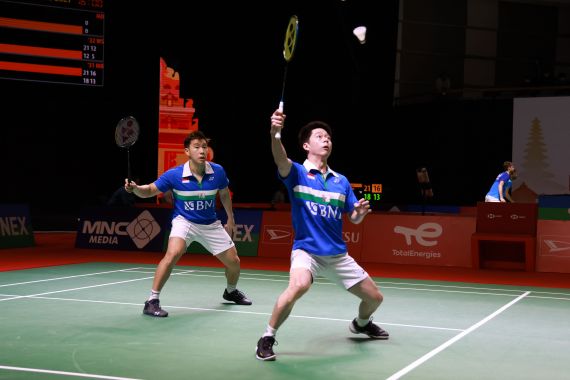 The Minions Bantai Duo Korea Selatan di Laga Perdana Indonesia Masters 2021 - JPNN.COM