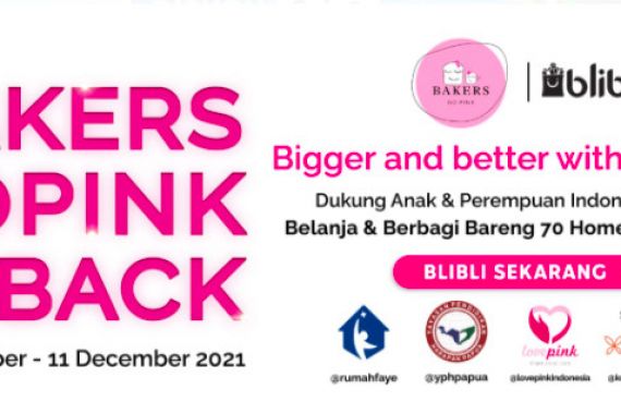 Bakers Go Pink X Blibli, Ajak Pelanggan untuk Berdonasi - JPNN.COM