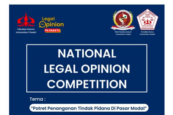 Fakultas Hukum Trisakti Gelar Legal Opinion Competition, Hadiahnya Fantastis! - JPNN.COM