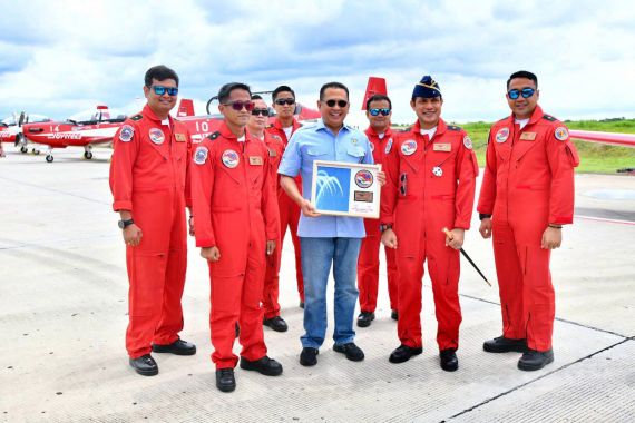 Jupiter Aerobatic Team Tampil Memukau Meriahkan World Superbike di Sirkuit Mandalika, - JPNN.COM