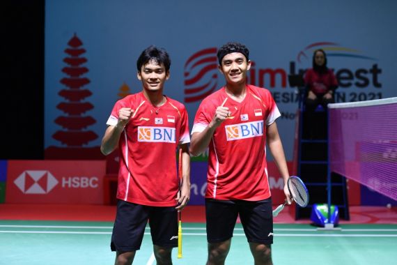 Hantam Rekan Sendiri, Fikri/Bagas Melangkah ke 16 Besar Indonesia Open 2021 - JPNN.COM