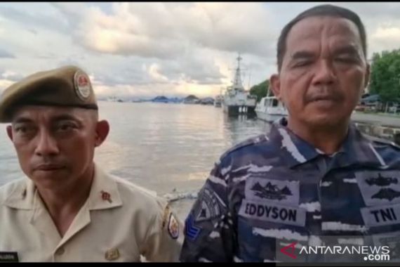 Personel TNI AL Selamatkan Ikan Duyung yang Terdampar di Pantai Jalaria - JPNN.COM