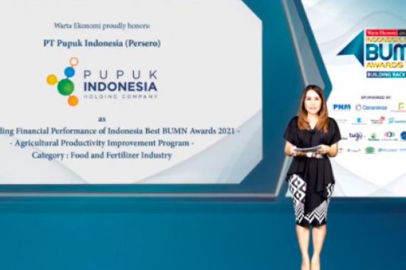 Pupuk Indonesia Raih 2 Penghargaan dalam Ajang Indonesia Best BUMN Award 2021 - JPNN.COM