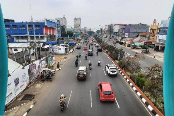 Uji Coba Ganjil Genap di Jalan Margonda Depok, Ratusan Personel Gabungan Dikerahkan - JPNN.COM
