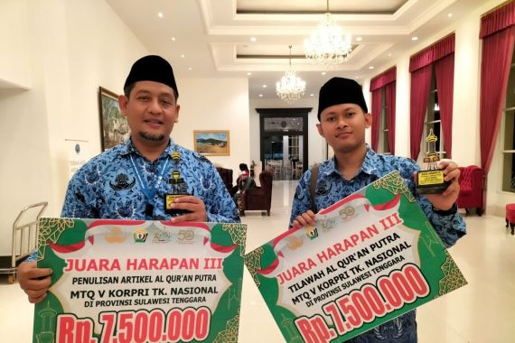 Pegawai Bea Cukai Banten Raih Prestasi Membanggakan pada MTQ Korpri Nasional di Kendari - JPNN.COM