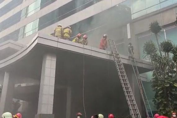 Mengenal Gedung Cyber 1 yang Terbakar, Ternyata - JPNN.COM