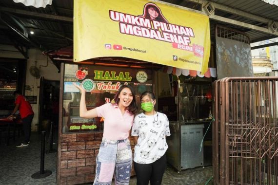 Bantu UMKM Kuliner, Magdalena Datangi 6 Kota di Sumatera - JPNN.COM