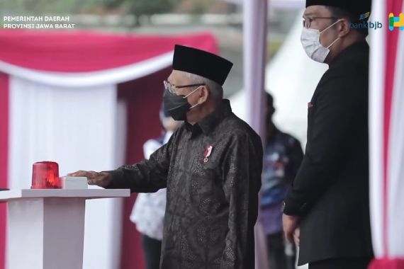 Wapres Ma’ruf Amin Meresmikan Monumen Pahlawan Covid-19, Ini Pesannya - JPNN.COM