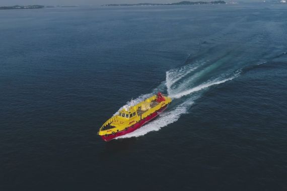 Lihat Itu Penampakan Yellow Boat untuk Memperkuat Layanan Batam-Singapura - JPNN.COM