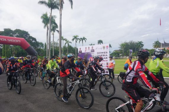 Gowes Indonesia Bugar Series 2021 yang Digelar Kemenpora di Sumbar Sukses - JPNN.COM