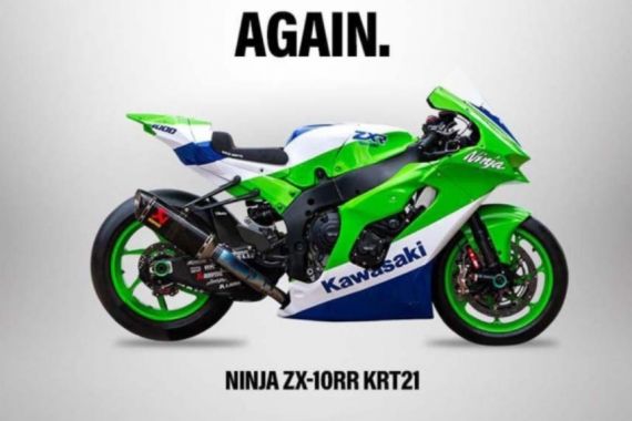 Kawasaki Kenalkan Ninja ZX-10RR KRT dengan Livery Superbike Jadul - JPNN.COM