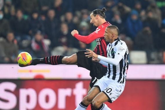 Udinese Vs Milan: Rossoneri Petik Satu Poin, Ibrahimovic Sejajar Messi dan Ronaldo - JPNN.COM
