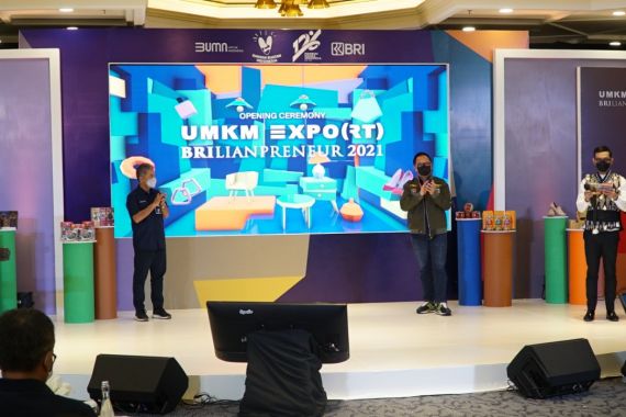 UMKM EXPO(RT) BRILianpreneur 2021 Bidik Business Matching USD 65 Juta - JPNN.COM