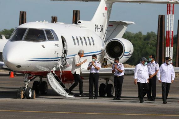 Bandara Ngloram Diresmikan Jokowi, Ganjar: Sudah jadi Mimpi Sejak 1971  - JPNN.COM