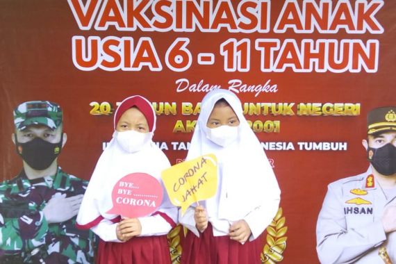 Kick Off Vaksinasi Anak Usia 6-11 Tahun, Wabup Bantul Berharap Begini  - JPNN.COM