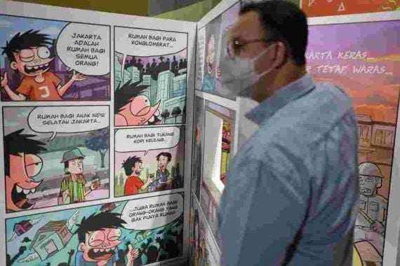 Kunjungi Pop Art Jakarta, Anies Baswedan Tegaskan Dukung Kreativitas Warga - JPNN.COM