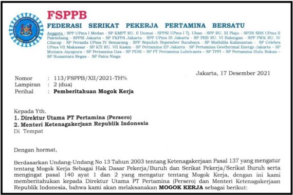 SP Pertamina Diminta Tidak Mengulangi Aksi yang Dapat Mengancam Kepentingan Masyarakat - JPNN.COM